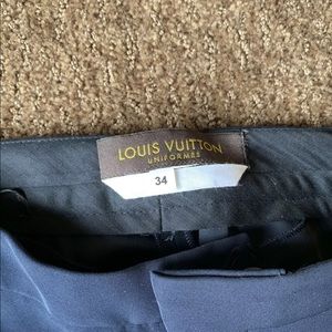 LOUIS VUITTON Vintage LV Monogram Denim Pants #36 Gradation Blue